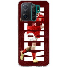 TechTree Redmi 9 Uyumlu Kerem Aktürkoğlu Benfica Baskılı Silikon Kılıf