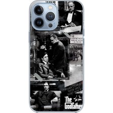 TechTree iPhone 13 Pro Max Uyumlu The Godfather Baba Film Tasarımlı Baskılı Silikon Kılıf
