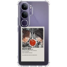 TechTree Vivo V40 Lite Uyumlu Death Note Poster Tasarımlı Baskılı Silikon Kılıf