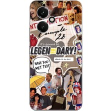 TechTree Honor 400 Uyumlu Retro Gazete How I Met Your Mother Tasarımlı Baskılı Silikon Kılıf