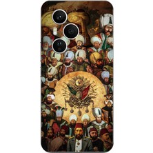 TechTree Honor 400 Pro Uyumlu Osmanlı Padişahları Baskılı Silikon Kılıf