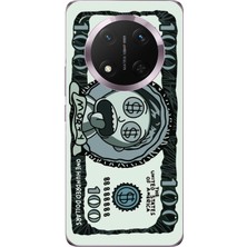 TechTree Honor Magic 7 Lite Uyumlu Morty Dolar Baskılı Silikon Kılıf