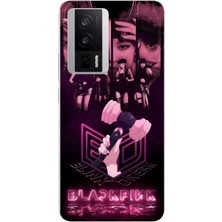 TechTree Poco F5 Pro Uyumlu Blackpink Poster Baskılı Silikon Kılıf