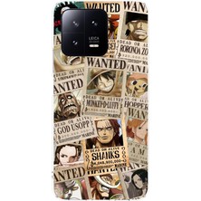 TechTree Xiaomi Mi 13 Uyumlu One Piece Gazete Tasarımlı Baskılı Silikon Kılıf