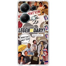 TechTree Redmi Note 13 Pro 4g Uyumlu Retro Gazete How I Met Your Mother Tasarımlı Baskılı Silikon Kılıf