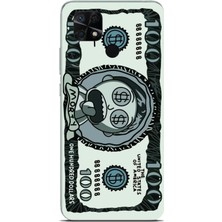 TechTree Redmi 10C - Poco C40 Uyumlu Morty Dolar Baskılı Silikon Kılıf