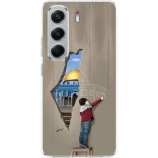 TechTree Tecno Camon 40 Pro Uyumlu Mescid-I Aksa Duvar Baskılı Silikon Kılıf