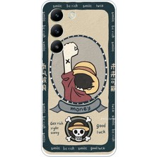 TechTree Vivo V30 Lite Uyumlu One Piece Dolar Baskılı Silikon Kılıf