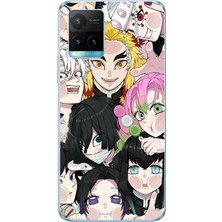 TechTree Vivo Y21S/Y33S/Y32 Uyumlu Demon Slayer Manga Baskılı Silikon Kılıf