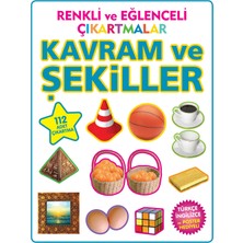Tp Renkli ve Eğlenceli Çıkartmalar Kavram ve Şekiller