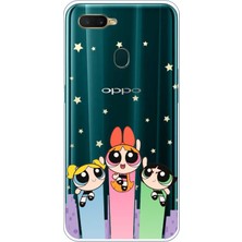 TechTree Oppo A5S-AX7-A12 Uyumlu Powerpuff Girls Tasarımlı Baskılı Silikon Kılıf