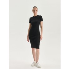 Lc Waikiki Yeni Sezon Bisiklet Yaka Bodycon Elbise