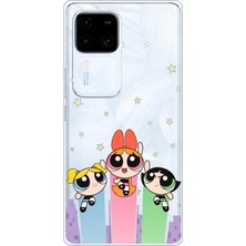 TechTree Vivo V30 Uyumlu Powerpuff Girls Tasarımlı Baskılı Silikon Kılıf