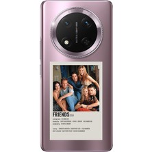 TechTree Honor Magic 7 Lite Uyumlu Friends Mini Poster Tasarımlı Baskılı Silikon Kılıf