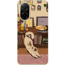 TechTree Redmi A5 Uyumlu Nostaljik Köpek Tasarımlı Baskılı Silikon Kılıf