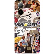 TechTree Realme 12 Lite - C67 Uyumlu Retro Gazete How I Met Your Mother Tasarımlı Baskılı Silikon Kılıf