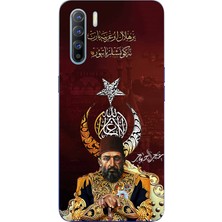 TechTree Oppo Reno 3 - A91 Uyumlu Abdülhamid Han Baskılı Silikon Kılıf