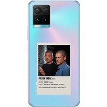 TechTree Vivo Y21S/Y33S/Y32 Uyumlu Prison Break Tasarımlı Baskılı Silikon Kılıf