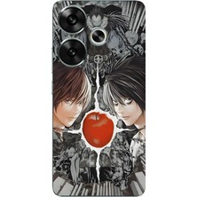 TechTree Poco F6 Uyumlu Death Note Kapak Tasarımlı Baskılı Silikon Kılıf