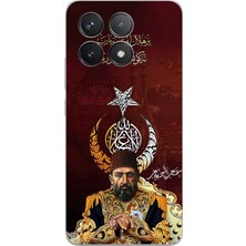 TechTree Poco F6 Pro Uyumlu Abdülhamid Han Baskılı Silikon Kılıf