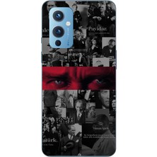 TechTree Oneplus 9 Uyumlu Atatürk Gözler Tasarım Baskılı Silikon Kılıf