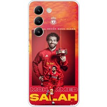 TechTree Vivo V30 Lite Uyumlu Salah King Kral Tasarımlı Baskılı Silikon Kılıf