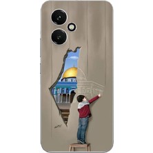 TechTree Honor 400 Uyumlu Mescid-I Aksa Duvar Baskılı Silikon Kılıf