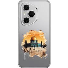 TechTree Honor 400 Pro Uyumlu Mescid-I Aksa Tasarımlı Baskılı Silikon Kılıf