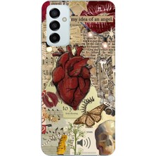 TechTree Samsung Galaxy M14 Uyumlu Vampire Diaries Vintage Baskılı Silikon Kılıf