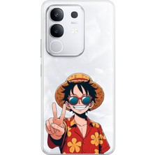 TechTree Vivo Y29 Uyumlu Monkey D. Luffy Tasarımlı Baskılı Silikon Kılıf