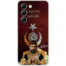 TechTree Vivo V30 Lite Uyumlu Abdülhamid Han Baskılı Silikon Kılıf