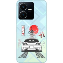 TechTree Vivo Y22S - Y35 Uyumlu S2000 Tasarımlı Baskılı Silikon Kılıf