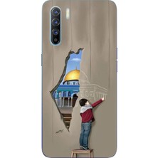 TechTree Oppo Reno 3 - A91 Uyumlu Mescid-I Aksa Duvar Baskılı Silikon Kılıf