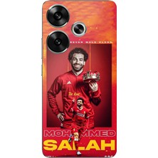 TechTree Poco F6 Uyumlu Salah King Kral Tasarımlı Baskılı Silikon Kılıf