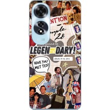 TechTree Oppo A60 Uyumlu Retro Gazete How I Met Your Mother Tasarımlı Baskılı Silikon Kılıf