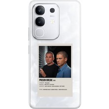 TechTree Vivo Y29 Uyumlu Prison Break Tasarımlı Baskılı Silikon Kılıf
