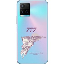 TechTree Vivo Y21S/Y33S/Y32 Uyumlu 777 Melek Tasarımlı Baskılı Silikon Kılıf