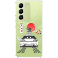 TechTree Vivo V30 Lite Uyumlu S2000 Tasarımlı Baskılı Silikon Kılıf