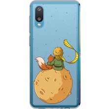 TechTree Samsung Galaxy A02 Uyumlu Küçük Prens Gezegen Boa Tasarımlı Baskılı Silikon Kılıf