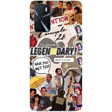 TechTree Oppo A16-A54-A55 Uyumlu Retro Gazete How I Met Your Mother Tasarımlı Baskılı Silikon Kılıf