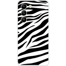 TechTree Vivo V30 Lite Uyumlu Zebra Tasarımlı Baskılı Silikon Kılıf
