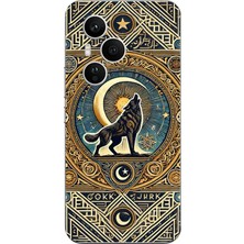 TechTree Honor 400 Pro Uyumlu Yalnız Kurt Göktürk Baskılı Silikon Kılıf