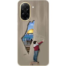 TechTree Redmi A5 Uyumlu Mescid-I Aksa Duvar Baskılı Silikon Kılıf