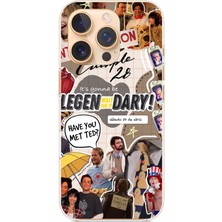 TechTree iPhone 16 Pro Uyumlu Retro Gazete How I Met Your Mother Tasarımlı Baskılı Silikon Kılıf