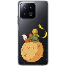 TechTree Xiaomi Mi 13 Uyumlu Küçük Prens Gezegen Boa Tasarımlı Baskılı Silikon Kılıf