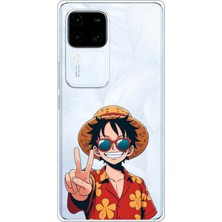 TechTree Vivo V30 Uyumlu Monkey D. Luffy Tasarımlı Baskılı Silikon Kılıf