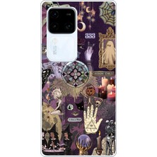 TechTree Vivo V30 Uyumlu Hallowen Cadılar Astroloji Baskılı Silikon Kılıf