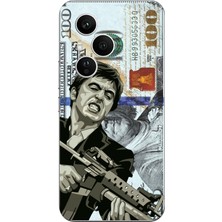 TechTree Honor 400 Pro Uyumlu Scarface Dolar Tasarımlı Baskılı Silikon Kılıf