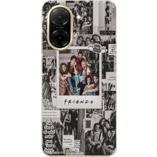 TechTree Redmi A5 Uyumlu Friends Nostalji Tasarımlı Tasarımlı Baskılı Silikon Kılıf