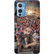 TechTree Oneplus 9 Uyumlu Anıtkabir Atatürk Portre Baskılı Silikon Kılıf